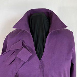 Coldwater Creek Deep Purple Blouse